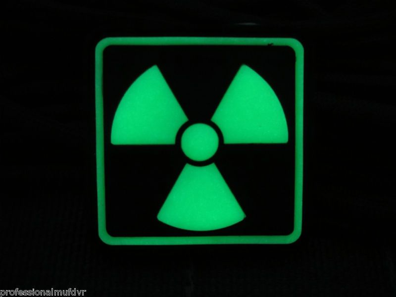 NEW JTG Radiation PVC Velcro Patch H3 Radioactive 4 Gear Jackets 