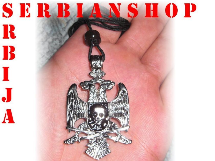 NECKLACE Serbian Chetnik Cetnici Cetnik Kokarda Serbia  