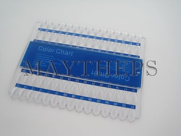 Color Display Chart Nail Art Acrylic UV Pedicure Polish  