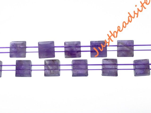 BULK HUGE LOT 70 SALE 10MM PURPLE CUBE AMETHYST GEMSTONE BEADS  