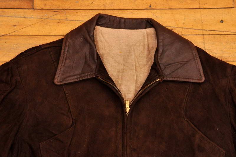 1930s SEUDE SPORTS JACKET OLD ZIPS RARE  