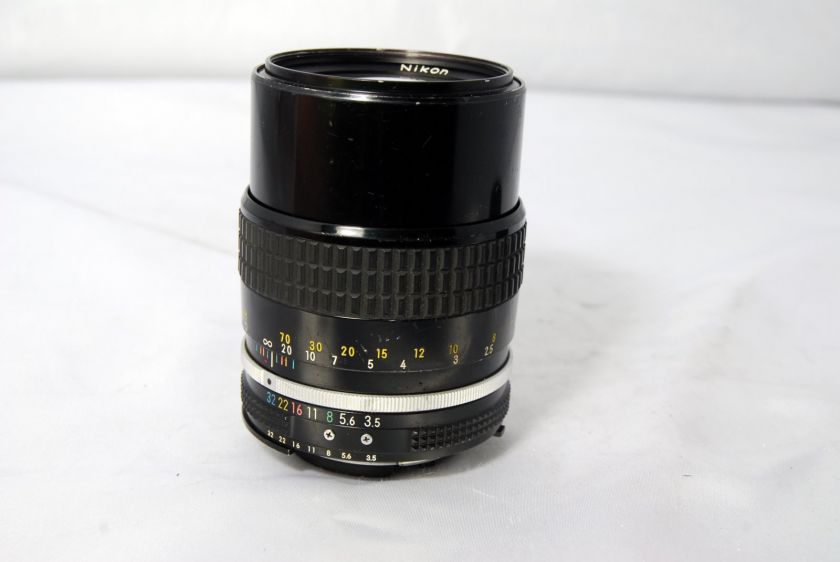 Nikon 135mm f3.5 Lens Nikkor manual focus ai  