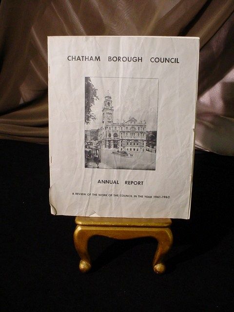 VINTAGE 1962 CHATHAM BOROUGH COUNCIL ENGLAND Annual Public Report 