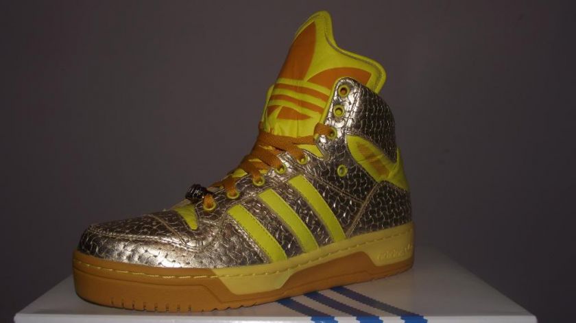 ADIDAS ObyO Jeremy Scott JS LOGO Designer Boots kzk gsg9 BNIB Rare UK8 