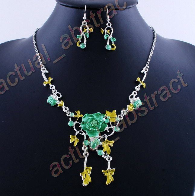 FREE costume necklace earing 6set acrylic&alloy  