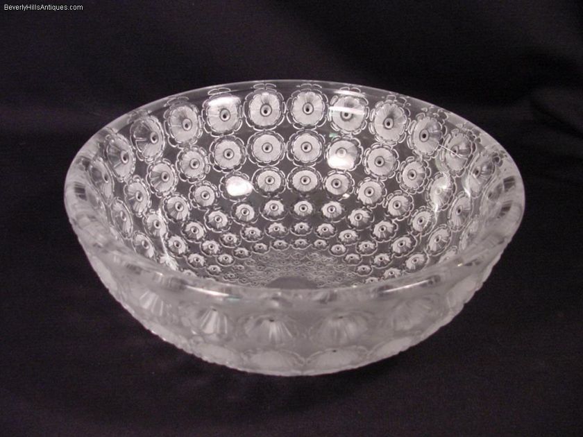 Beautiful Lalique Nemours Bowl List Price $1400  