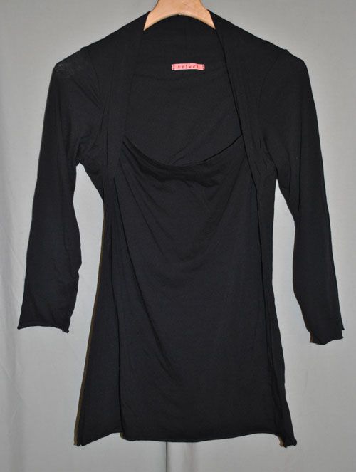 VELVET AnThRoPoLoGiE Black SOFT SHIRT TOP sz. XL Extra Large Womens 