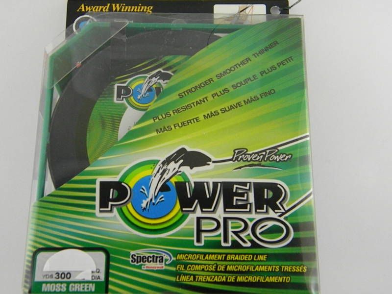 Power Pro Braided Line 10lb 300yd 300 Braid 10 green  