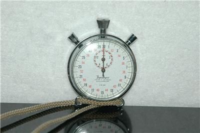 Hanhart Lever 7 Jewels 1/10 Second Pocket Stop Watch  