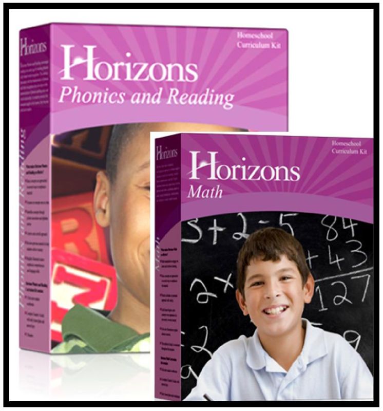 NEW~HORIZONS COMPLETE KINDERGARTEN SET PHONICS + MATH K  