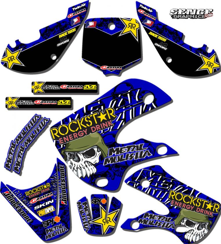   2002 2003 2004 2005 2006 2007 TTR 125 GRAPHICS KIT YAMAHA TTR125 DECO