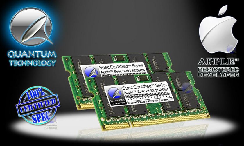   RAM MEMORY FOR APPLE MACBOOK PRO PC3 10600 DDR3 1333MHZ SODIMM  