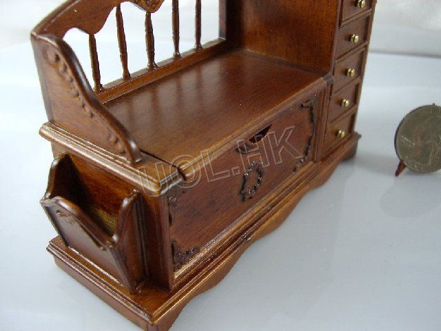 12 scale of doll house telephone seat  