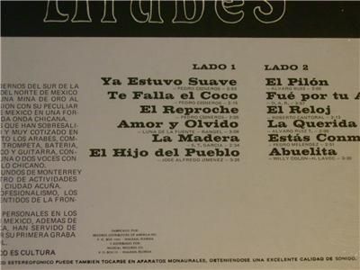 SEALED TEX MEX LP~LOS ARABES~LA ONDA CHICANA DE~~HEAR   