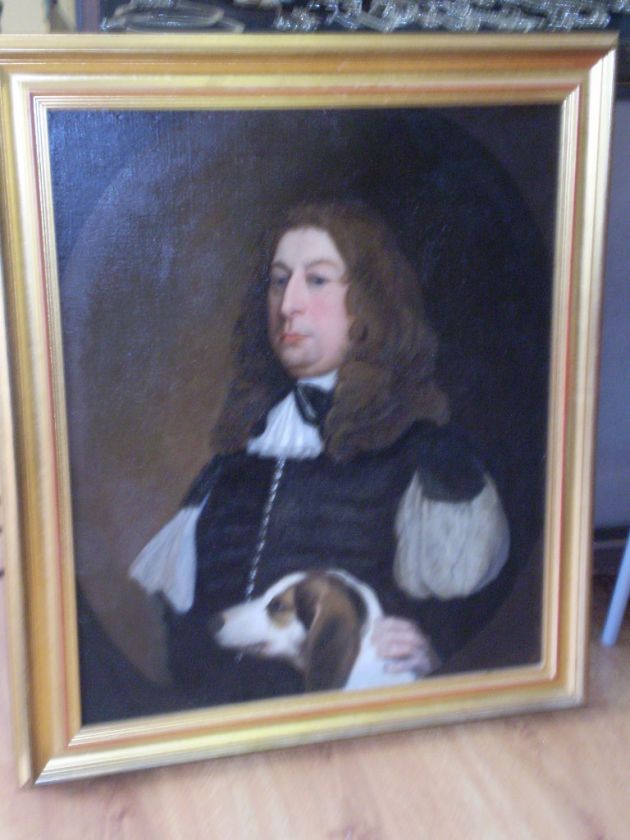 ANTIQUE 17TH CENTURY DUTCH UNKNOWN ARTIST OIL PAINTING  