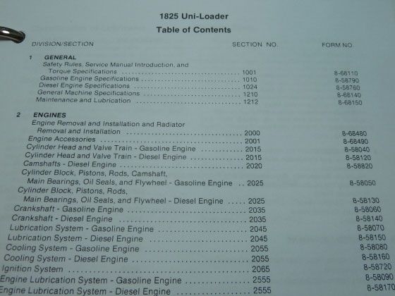 Case 1825 Uni Loader Skid Steer Service Repair Manual  