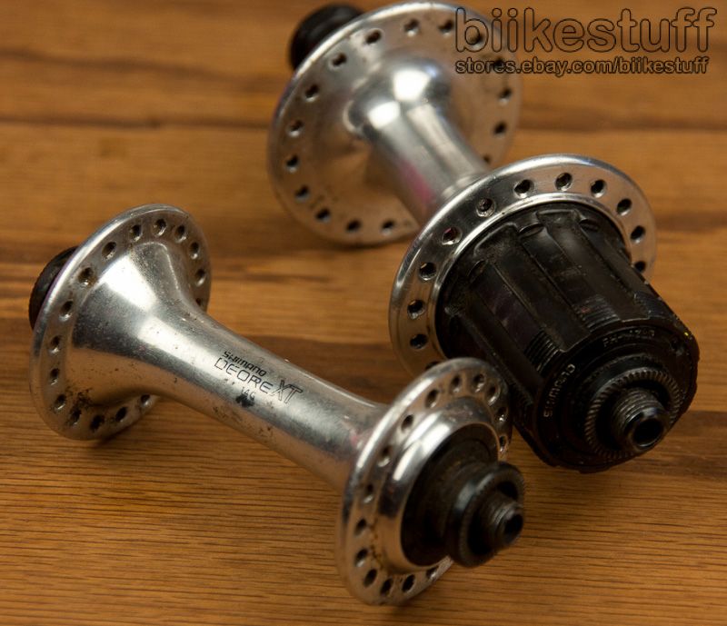 Vintage Shimano Deore XT 36 Hole Hubset UniGlide HB M730 FH M730 