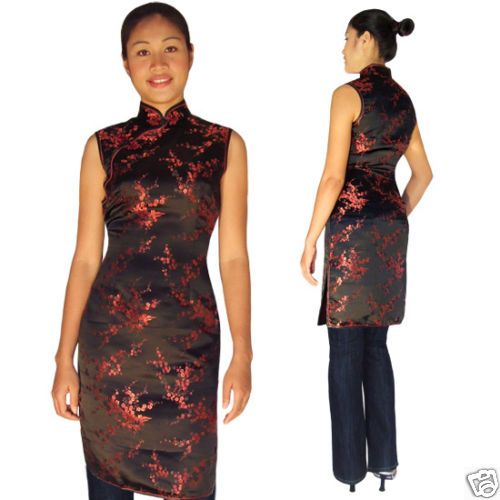 china cheongsam qipao geisha kimono seide mini kleid  