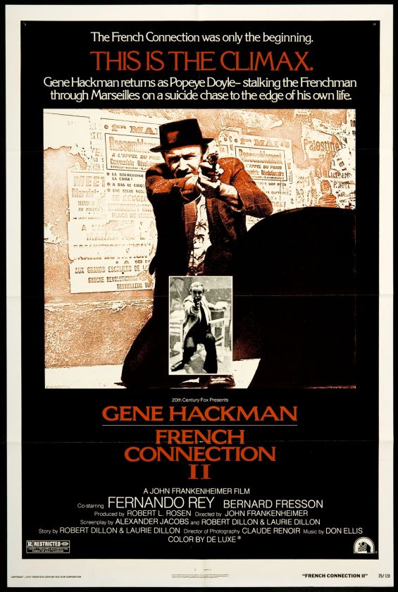 French Connection II 1975 Original Movie Poster  