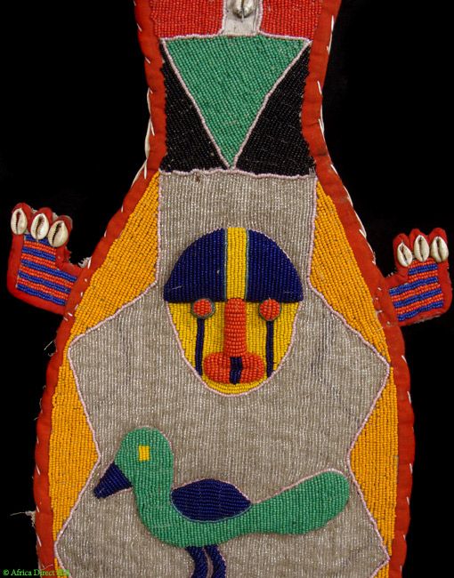 Yoruba Beaded Crocodile Divination Nigeria Africa  