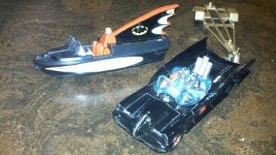 CORGI 1966 BATMAN BATMOBILE, BAT BOAT & TRAILER, THE FIRST ISSUE CLEAN 