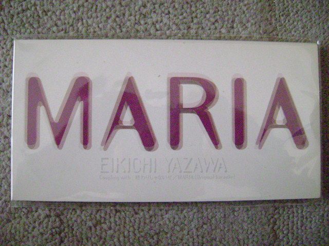 3inch CD Single EIKICHI YAZAWA MARIA OWARIJYANAIZE  