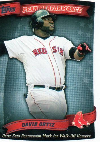 2010 Topps Peak Performance DAVID ORTIZ #38 Red Sox  