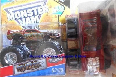 2011 HOT WHEELS Monster Jam 50 RIVITED Truck 1/64 NEW  