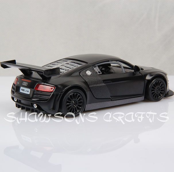 DIECAST 1/32 SOUND & LIGHT PULL BACK AUDI R8 MODEL CAR  