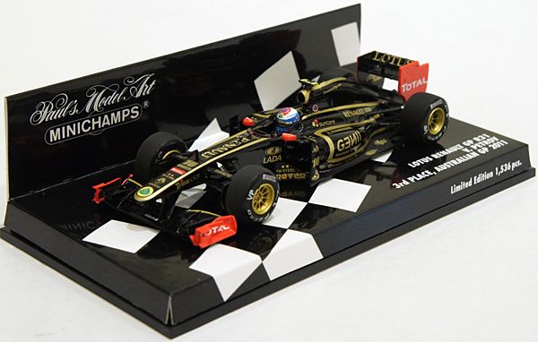 Minichamps 1/43 Lotus Renault R31 Vitaly Petrov 3rd Place Australia GP 