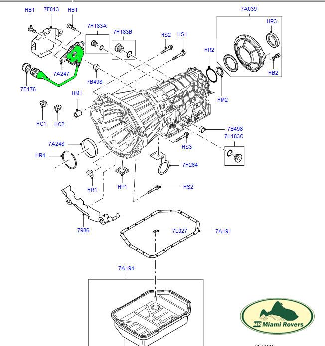 LAND ROVER TRANSMISSION SOLENOID CONTROL SWITCH RANGE  