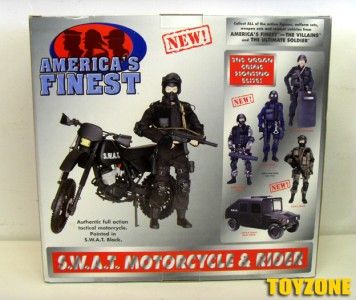 SWAT MOTORCYCLE & RIDER 21C   AMERICAS FINEST ))  