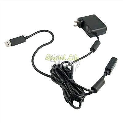   AC Adapter Power Supply Cable Cord for Xbox 360 Kinect Sensor  