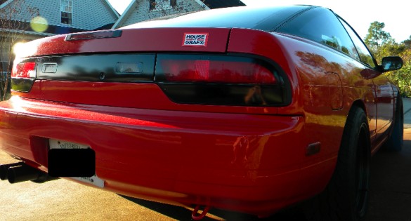 89 94 NISSAN 240sx tail light conversion decal decals  