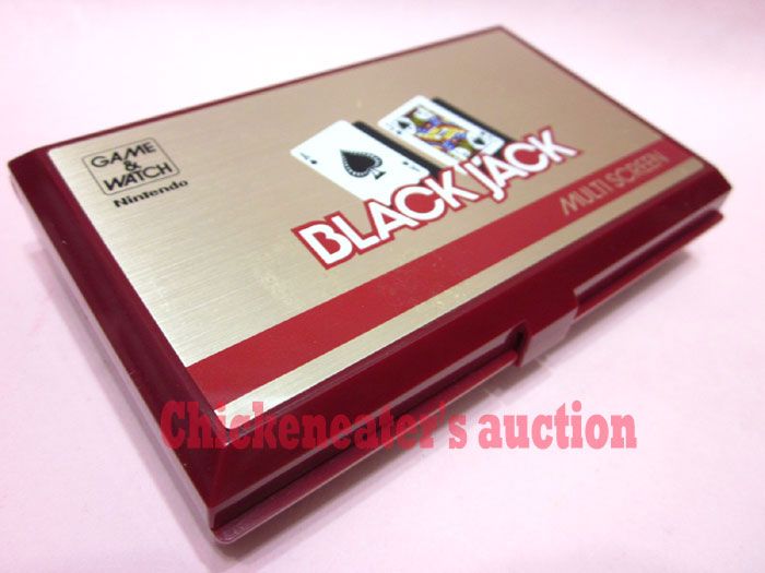 NINTENDO HANDHELD GAME WATCH BLACK JACK BLACKJACK *BOXED* ELECTRONIC 