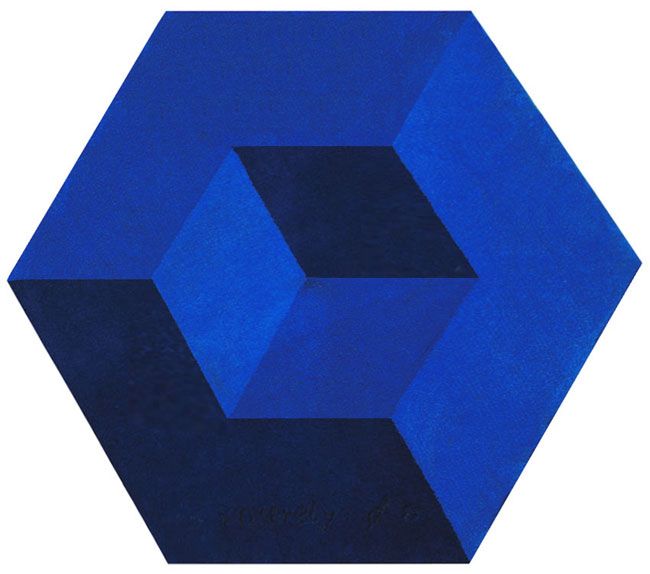 Vasarely, Victor, Untitled, 1983, Hand hooked Rug  