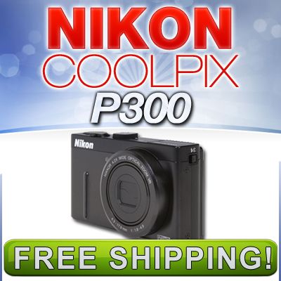 Nikon Coolpix P300 12.2MP Full HD 1920x1080 Video   NEW 018208262465 