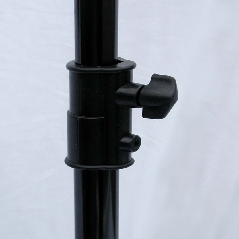 Cross bar 3 section telescope, 1.25” stem. Min 4.5ft extend to 