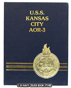 USS KANSAS CITY AOR 3 WESTPAC CRUISE BOOK 1981 1982  