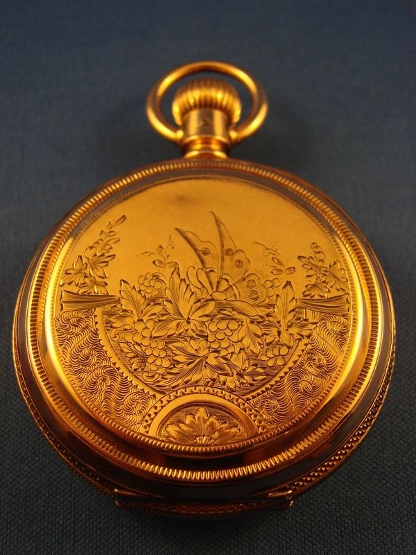 WALTHAM 18S 14 KT GOLD HUNTER CASE 131 GRAMS  NEAR MINT 