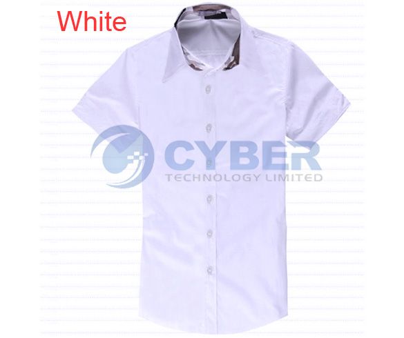 Mens Casual Slim Fit Stylish Short Sleeve Shirts New  