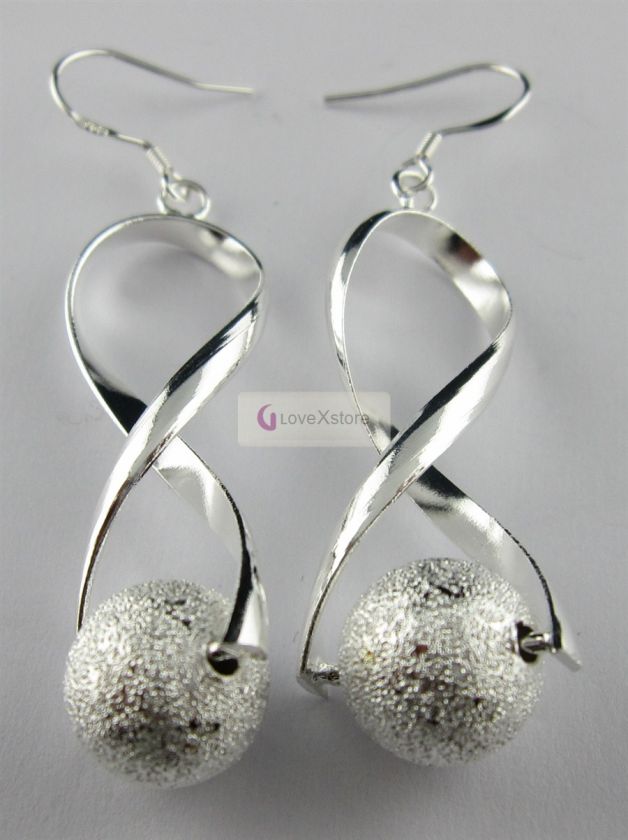 below high quality 925 sterling silver plated earrings no 3306