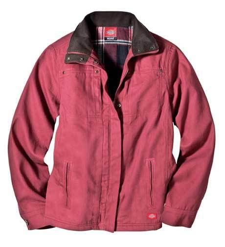 DICKIES JACKETS DICKIES FJ401 WOMENS SANDED DUCK CHORE COATS  