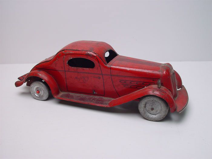 Vintage 1938 Wolverine Mystery Car Pressed Steel Coupe  