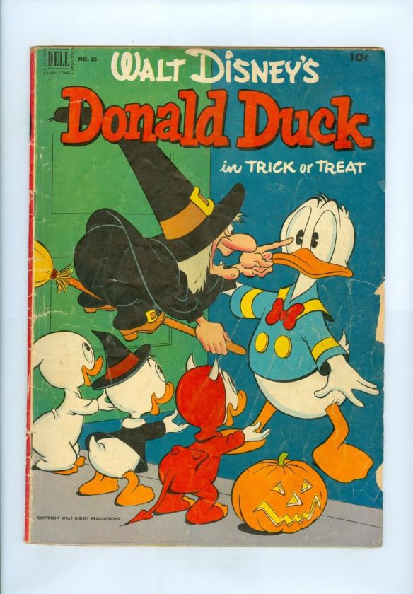 Donald Duck #26 VG Barks Witch Hazel Super Bright  