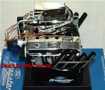 8,000 Supercharged 427 Ford SOHC Top Fuel Dragster Engine   1/6 