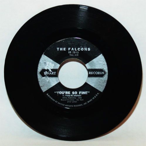 The Falcons   Youre So Fine   Goddess of Angels 45rpm  