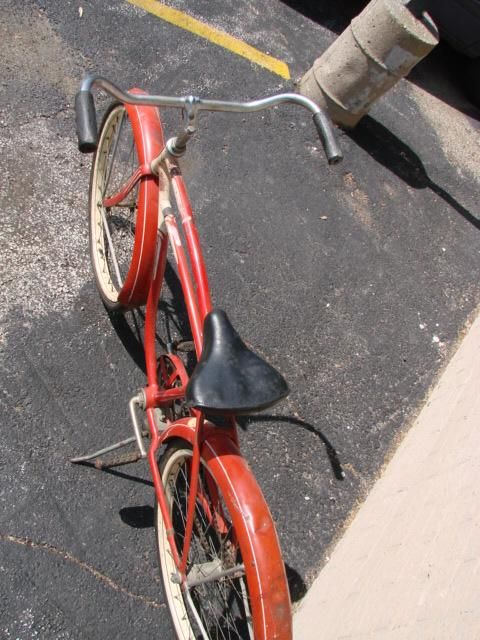 Antique Vintage 1950s Schwinn Spitfire 24 Wheel Bay Bike Bicycle VIN 