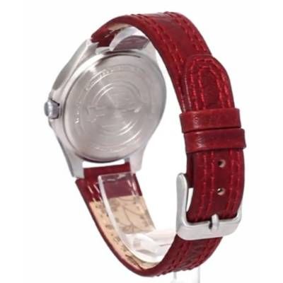 Timex Womens T49855 Expedition Burgundy Leather Field Watch  