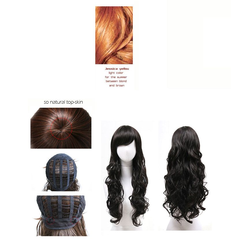 New Girls 24 Long Full Lace Hair Wavy Wigs Set CAT v2  